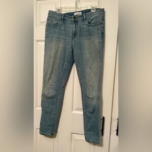 Ann Taylor Light Blue Relaxed Skinny Jeans